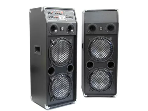 ReVoLuTioN DPX-210-MT 2x800W (2x 10") aktív karaoke hangfal (FM + MP3 + Bluetooth)