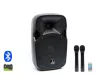 Thunder ACCU-08 300W akkumulátoros hordozható hangfal (2xMik + MP3 + Bluetooth + FM)