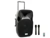 Thunder ACCU-15 (15") 800W akkumulátoros hordozható hangfal (2xMik + MP3 +TWS Bluetooth + FM)