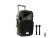 Thunder ACCU-12 (12") 600W akkumulátoros hordozható hangfal (2xMik + MP3 + TWS Bluetooth + FM)