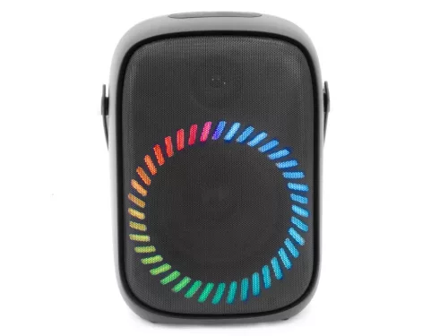 Thunder XBASS-16 120W hordozható party hangfal (USB/micro SD/BT/FM) + LED fény