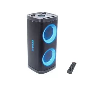   Thunder XBASS-26 200W hordozható party hangfal (USB/SD/BT/FM) + LED fény