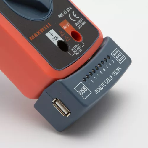 Maxwell 25334 Digitális multiméter, automata, kábel teszterrel
