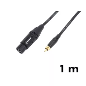 Thunder CX54-1m jelkábel (RCA - XLR mama)