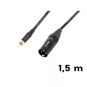 Thunder CX52-1,5m jelkábel (RCA - XLR papa)