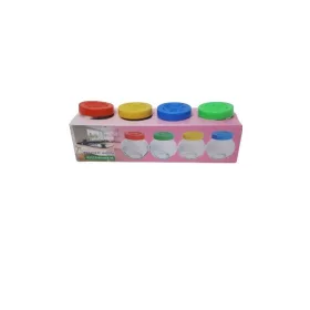 4 darabos fűszertartó készlet, 8x6cm üveg, 278920