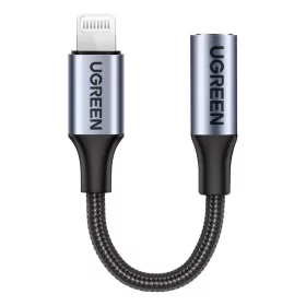   UGREEN Audio adapter US211 Lightning 3,5 mm-es mini jack audio adapter (fekete) 30756