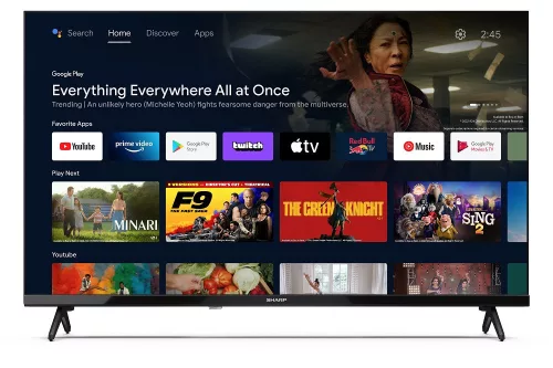 SHARP 32FH2EA 80cm-es HD Android LED TV