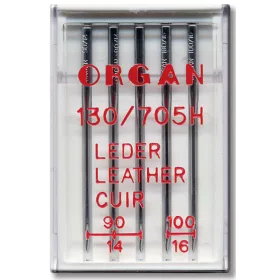 Organ 130/705H 5 db Leder/bőr varrógéptű készlet