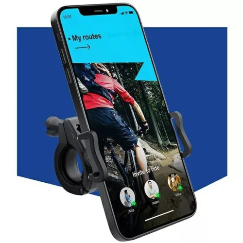 3MK Biciklos telefontartó Pro, kormányra szerelhető, fekete, 3MK450409