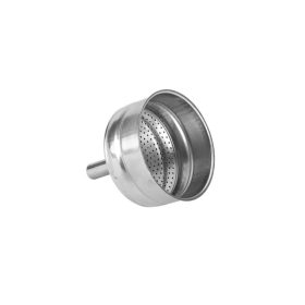 Olasz 4 személyes kávéfőző inox tölcsér