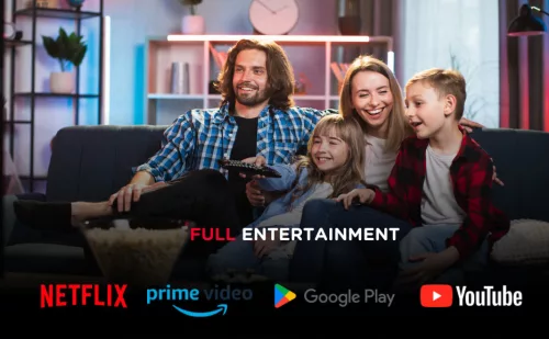 Aiwa 43GO70804UHD – 108cm, DLED, Infinity X Series 43” UHD 4K Google TV – Emeld új szintre a tévézés élményét!