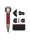Dyson Supersonic Nural™ HD16 - Straight+Wavy hajszárító Red Velvet/Gold (493117-01)