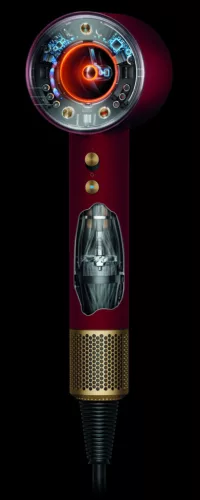 Dyson Supersonic Nural™ HD16 - Straight+Wavy hajszárító Red Velvet/Gold (493117-01)