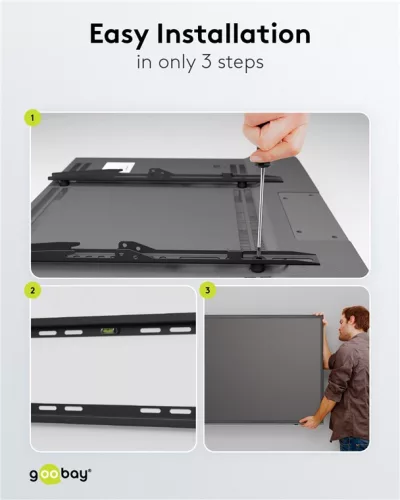 Goobay 49742 LCD TV Fali tartókonzol fic 43 - 100" (109 - 254 cm)