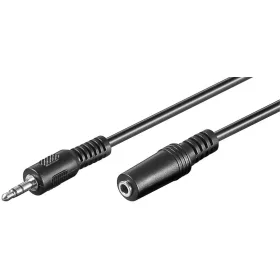   Goobay 50090 AUX aljzat audio hosszabbító 3.5 mm, 3 pin 5m, fekete
