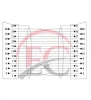 Ugreen 50177 Ethernet patchcord kábel RJ45 Cat 6, UTP 8m fekete