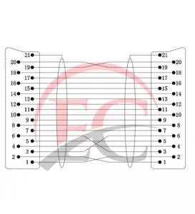 Ugreen 50177 Ethernet patchcord kábel RJ45 Cat 6, UTP 8m fekete
