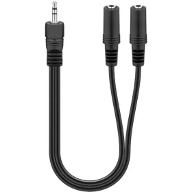 Goobay 50464 Jack elosztó 2x3,5 jack Stereo ajzat 0,2m