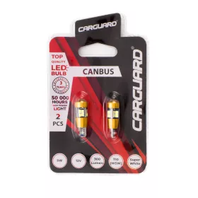   Carguard 50777 Autós LED - CAN130 - T10 (W5W) - 300 lm - can-bus - SMD - 5W - 2 db / bliszter