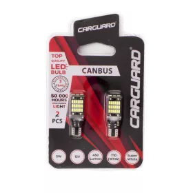   Carguard 50778 Autós LED - CAN131 - T10 (W5W) - 450 lm - can-bus - SMD - 5W - 2 db / bliszter
