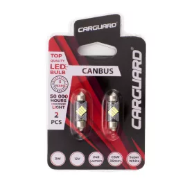   Carguard 50780 Autós LED - CAN133 - sofita 39 mm - 240 lm - can-bus - SMD - 3W - 2 db / bliszter