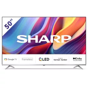   SHARP 50GP6265ES 126cm-es 4K UHD QLED Google TV Harman Kardon hangszórókkal