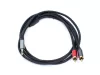 Thunder AU005-15 sztereo jelkábel (3,5 mm Jack - 2x RCA) - (1,5 m)