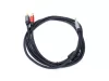 Thunder AU005-15 sztereo jelkábel (3,5 mm Jack - 2x RCA) - (1,5 m)