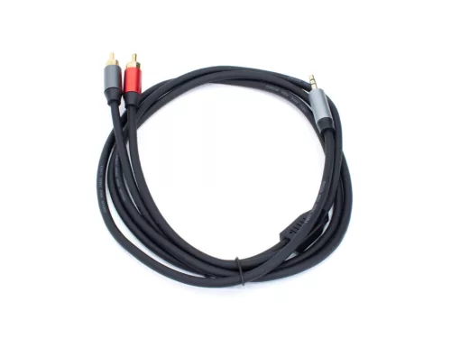 Thunder AU005-15 sztereo jelkábel (3,5 mm Jack - 2x RCA) - (1,5 m)