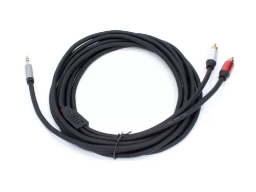 Thunder AU005-30 sztereo jelkábel (3,5 mm Jack - 2x RCA) - (3 m)