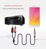 Thunder AU005-50 sztereo jelkábel (3,5 mm Jack - 2x RCA) - (5 m)