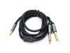 Thunder AU002-15 sztereo jelkábel (3,5 mm Jack - 2x 6,3 mm Jack) - (1,5 m)