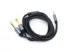 Thunder AU002-15 sztereo jelkábel (3,5 mm Jack - 2x 6,3 mm Jack) - (1,5 m)