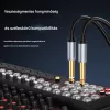 Thunder AU002-15 sztereo jelkábel (3,5 mm Jack - 2x 6,3 mm Jack) - (1,5 m)