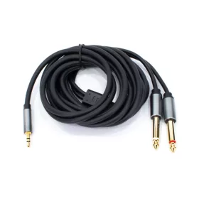  Thunder AU002-30 sztereo jelkábel (3,5 mm Jack - 2x 6,3 mm Jack) - (3 m)