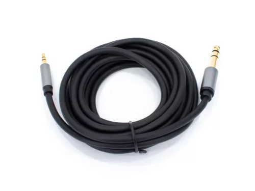 Thunder AU001-30 sztereo jelkábel (3,5 mm Jack - 6,3 mm Jack) - (3 m)
