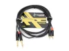 Thunder YC834-3 Sztereo jelkábel (2x 6,3 mm Jack papa - 2x RCA papa) - (3m)