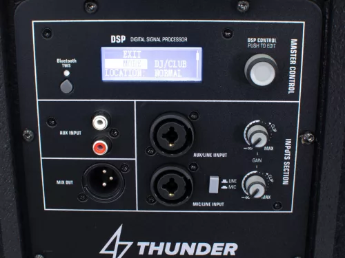Thunder EK-15A 1000/2000W (15") Bi-Amp aktív hangfal + TWS Bluetooth