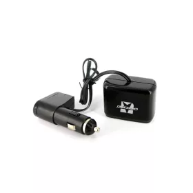   Carguard 55050 Szivargyújtóaljzatba csatlakoztatható 2-es elosztó + 1A USB csatlakozás