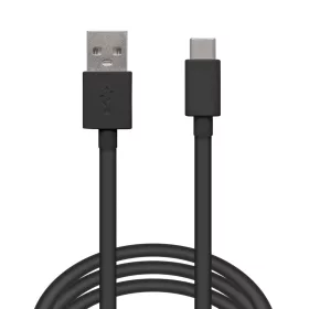 Delight 55550BK-2 Adatkábel - USB Type-C - fekete - 2 m