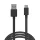 Delight 55550BK-2 Adatkábel - USB Type-C - fekete - 2 m