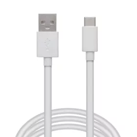 Delight 55550WH-2 Adatkábel - USB Type-C - fehér - 2 m