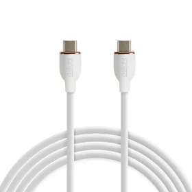   Delight 55554WH-1 Adatkábel - Type-C / Type-C - fehér - 1 m - 3 A - 60 W