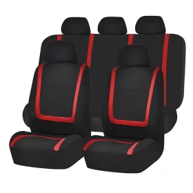   Carguard 55670RD Autós üléshuzat szett - piros / fekete - 9 db-os - HSA002