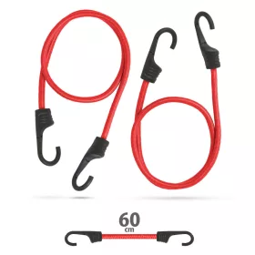   Professzionális gumipók szett - piros - 60 cm x 8 mm - 2 db / csomag