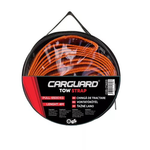 Carguard 55772C Vontatókötél - PE műanyag - 4 m - 6500 kg