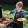 BBQ 56294B Grill kötény - gyerek méret - 44 x 60 cm - fekete