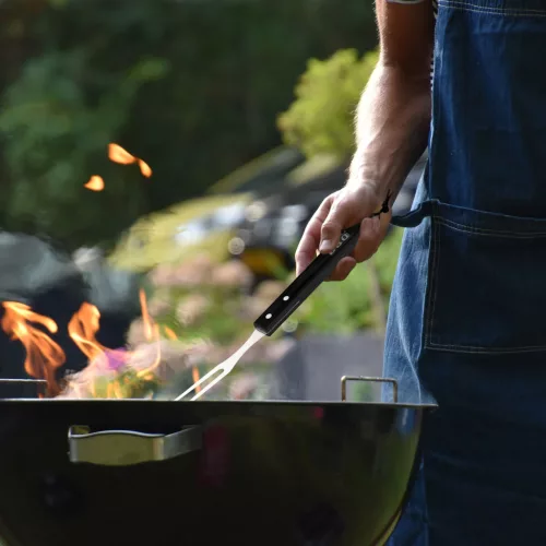 Grillező eszköz szett, 3 db-os, fa nyéllel (BBQ 56304B)