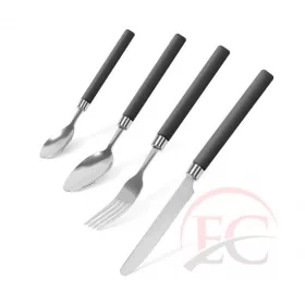   Family 56308A Evőeszköz készlet - fekete - 4 db-os - műanyag nyéllel